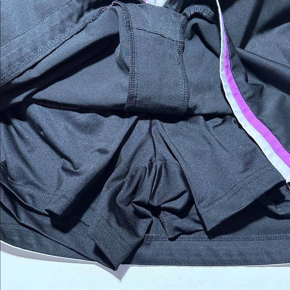 Lady Hagen Golf Skort Black Purple White Colorblock Twilight Athletic Skirt - Picture 9 of 9